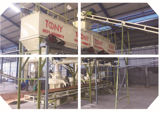 2017年印尼時產8噸木材顆粒機組